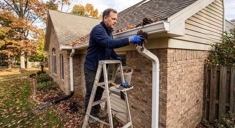 Downspout Blockage Removal in Morris County, NJ